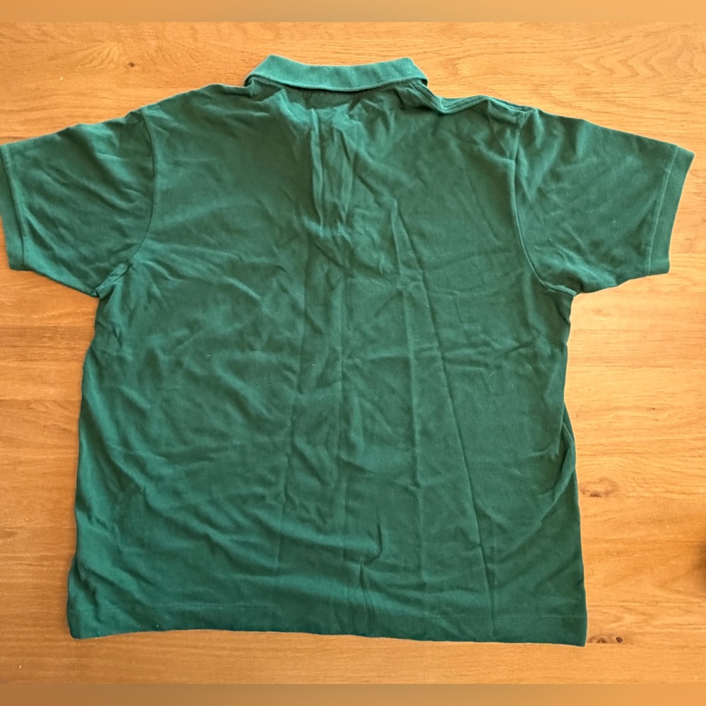 Lacoste Men's Green Polo with Large Croc Logo - Picture 8 of 8